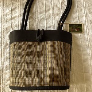 Saraye Baskets of Cambodia Tatami Bag Purse